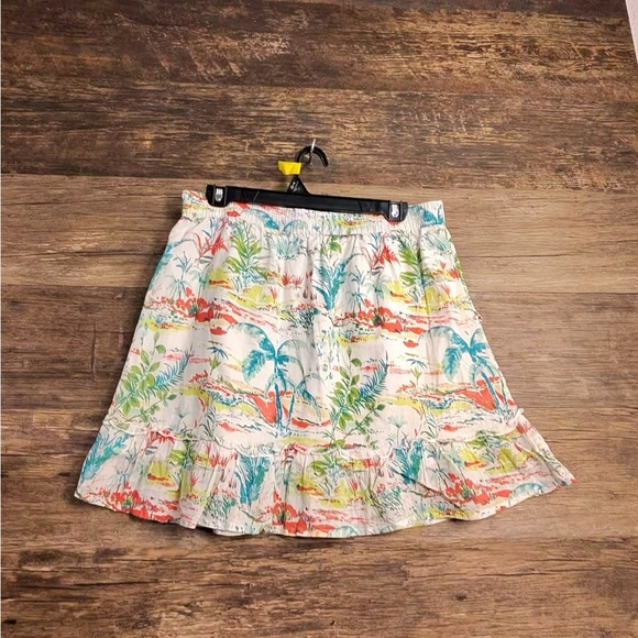 Sigrid Olsen Colorful Tropical Mini Skirt - Picture 2 of 9